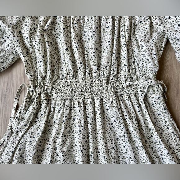 Skall Studio Carole Dress Bluebell Floral Organic Cotton Prairie Midi EU 36 EUC - Picture 9 of 16